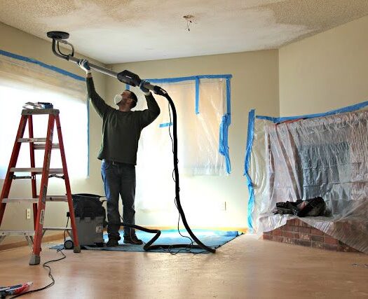 Coral Gables-South Florida Popcorn Ceiling Removal-We offer professional popcorn removal services, residential & commercial popcorn ceiling removal, Knockdown Texture, Orange Peel Ceilings, Smooth Ceiling Finish, and Drywall Repair